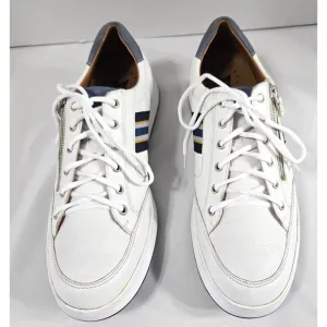 Mephisto Lisandro All Leather Mens White Zipper Size 11.5 Quality Athletic Shoes