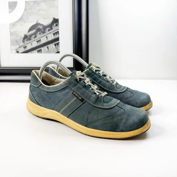 Mephisto Runoff Comfort Sneakers Blue Suede Women's 9.5