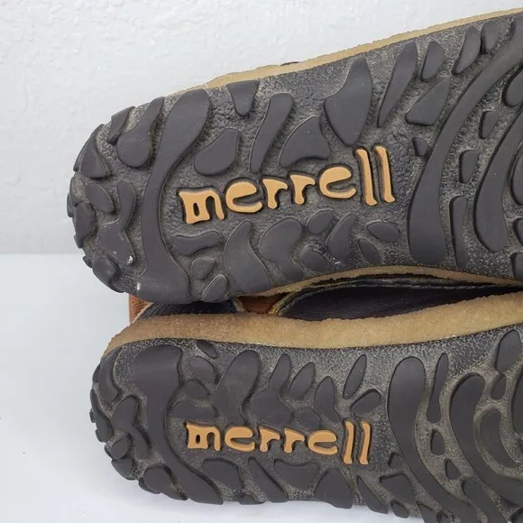 Merrell Boots Tremblant Insulated Oak Brown Leather Fur J45724