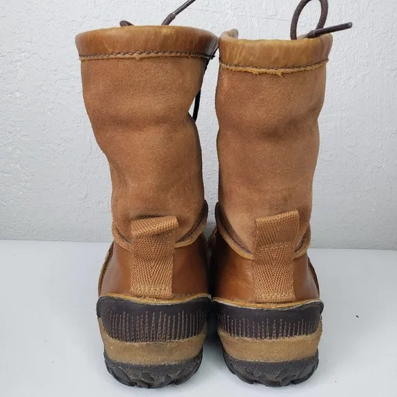 Merrell Boots Tremblant Insulated Oak Brown Leather Fur J45724