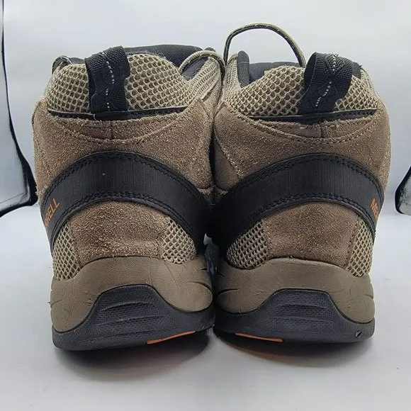 Merrell Brindle Mens 12 Brown Vent Mid Waterproof Outdoor Hiking Boots J160976C