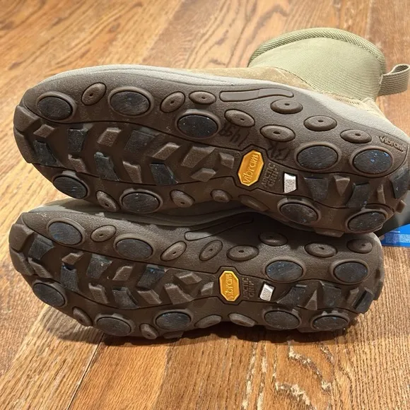 Merrell Jungle Mid Zip Polar Waterproof Ice  Boots Olive Men's Size 10  J003565