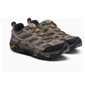 Merrell Men's Moab 2 WP Leather Hiking Shoe Walnut US 10 Rugged Ventilator
