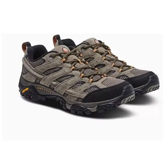 Merrell Men's Moab 2 WP Leather Hiking Shoe Walnut US 10 Rugged Ventilator