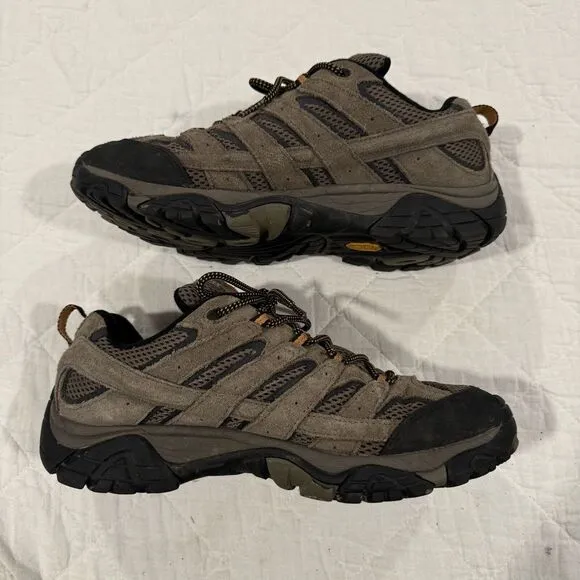 Merrell Men's Moab 2 WP Leather Hiking Shoe Walnut US 10 Rugged Ventilator