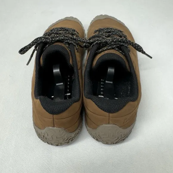 Merrell Men's Vapor Glove 6 Brown Leather Sz 9 Outdoor Hiking Barefoot