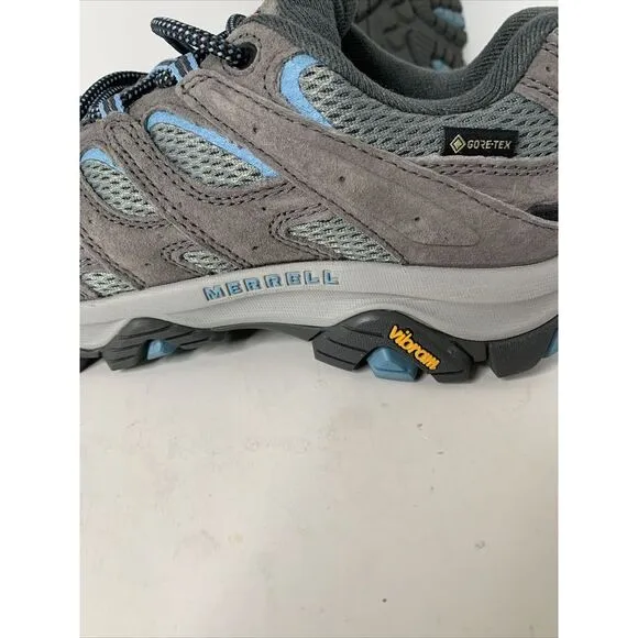 Merrell Moab 3 GTX Gore-Tex Rock‎ Grey Women Outdoors Hiking Shoes J035826 Sz 9