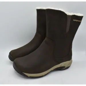 Merrell Size 7 Wide Width Encore 4 Tall Polar Waterproof Insulated Leather Boots