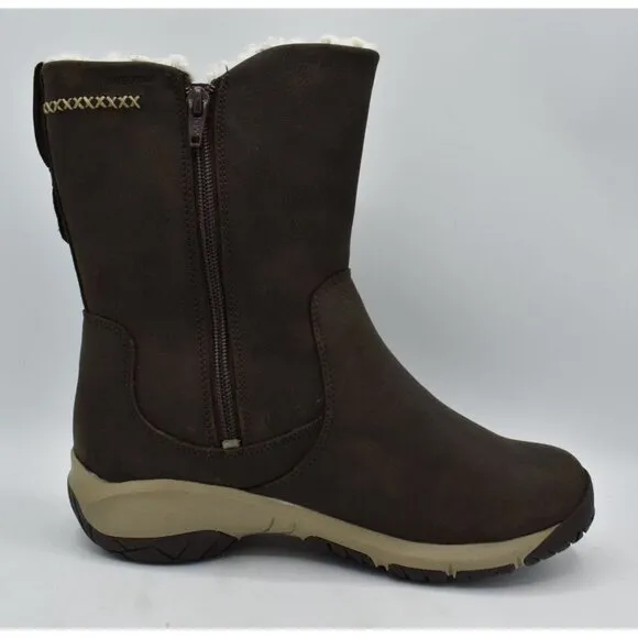 Merrell Size 7 Wide Width Encore 4 Tall Polar Waterproof Insulated Leather Boots