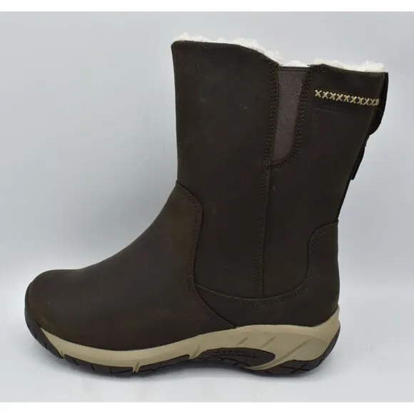 Merrell Size 7 Wide Width Encore 4 Tall Polar Waterproof Insulated Leather Boots