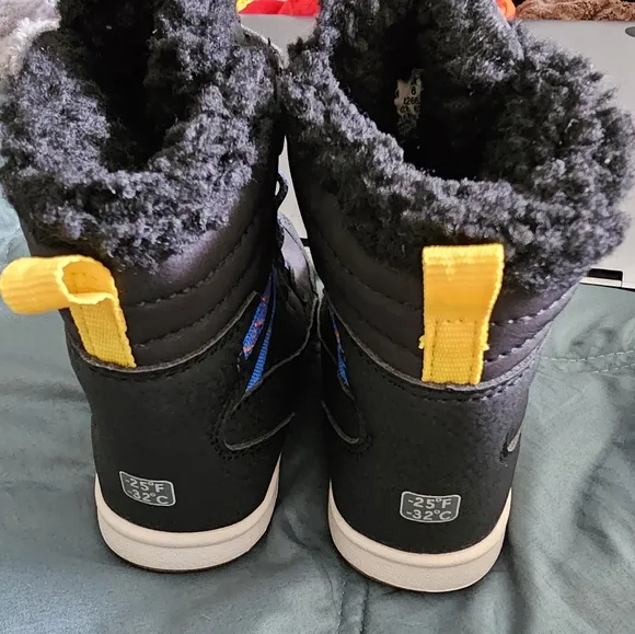 Merrell Snow Crush 3.0 Jr Waterproof Insulated Boots, Size 6, Black/Blue NEW
