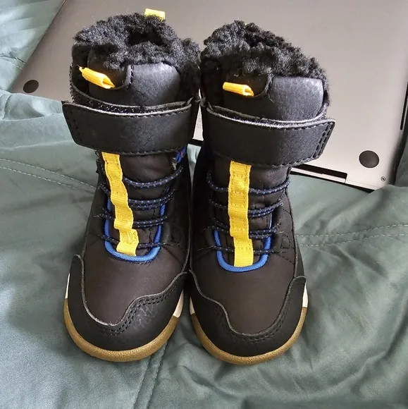 Merrell Snow Crush 3.0 Jr Waterproof Insulated Boots, Size 6, Black/Blue NEW