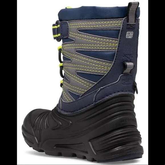 MERRELL SNOW “QUEST 3.0”BLUE WATERPROOF WINTER AND RAIN BOOTS🆕