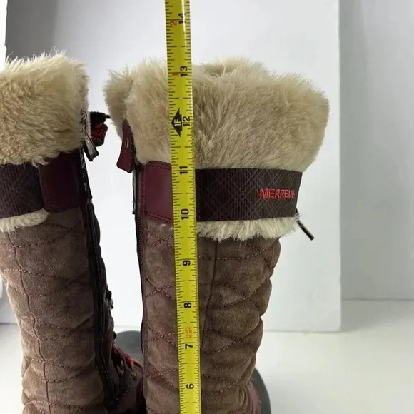 Merrell Tan Leather Opt-warm Winter Boots