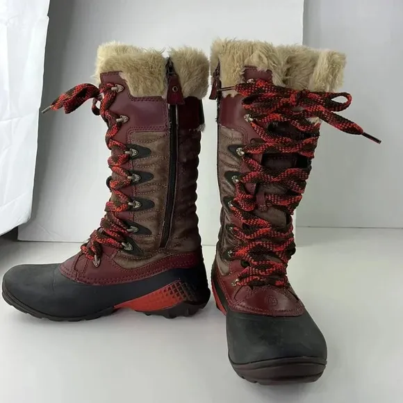 Merrell Tan Leather Opt-warm Winter Boots