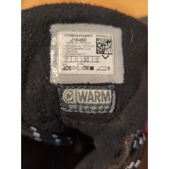 Merrell Thermo Chill Mid Shell Boot Womens 8 J16460 Outdoor Snow Winter
