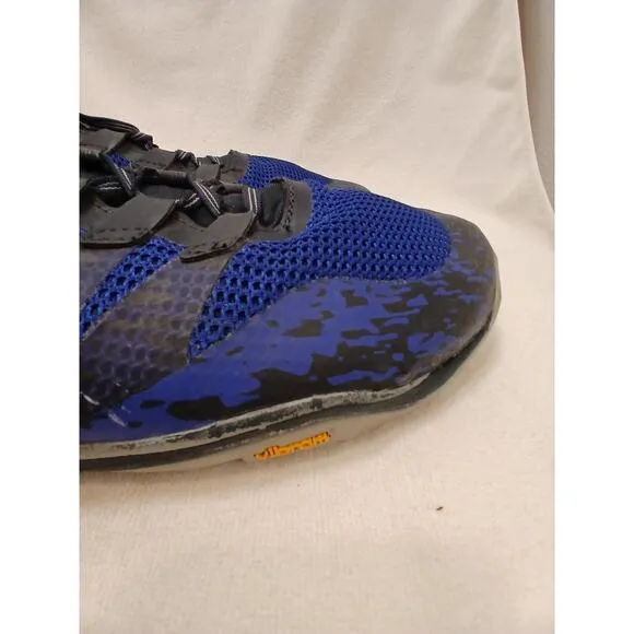 Merrell Trail Glove 5 Trail Running Shoes Mens Sz 14 Blue Vibram Barefoot J84811