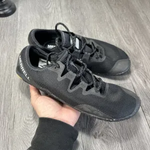 Merrell Vapor Glove 5 Men's Black Barefoot Vibram Sneaker Shoes, Size US 9