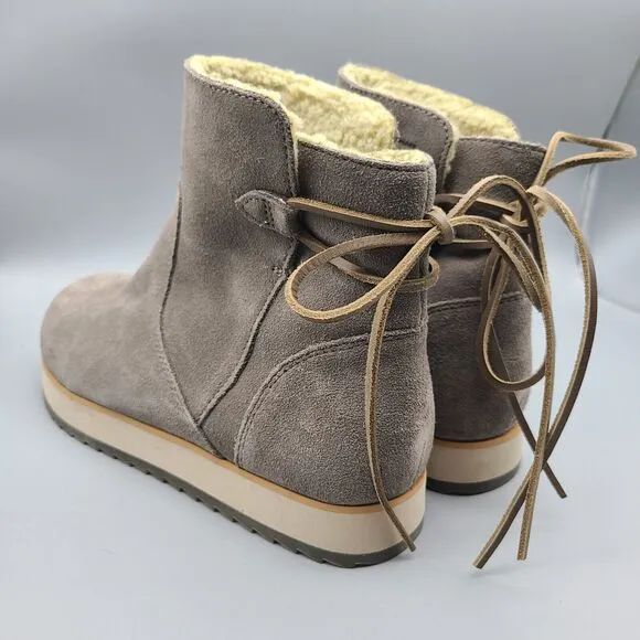 Merrell Women boots Juno Bluff Polar Boulder Taupe suede Waterproof sz 8 new