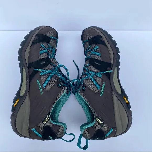 MERRELL women size 8 Hiking Shoes Siren Sport Gore-Tex Espresso Mineral