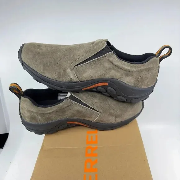 Merrell Womens Jungle Moc Comfort Shoes Gunsmoke Cannon Fumme Size 8.5 J60788