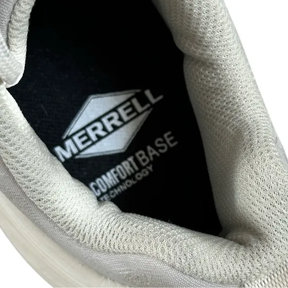 Merrell Work Shoes Mens Size 10 Light Gray Moab Flight Carbon Fiber Sneakers