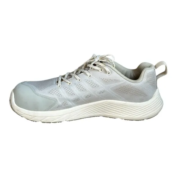 Merrell Work Shoes Mens Size 10 Light Gray Moab Flight Carbon Fiber Sneakers