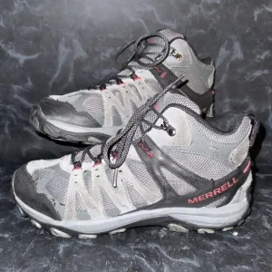 MERRELL Accentor 3 Gray Red Outdoor Athletic Hiking Shoes Boots Men’s Size 11