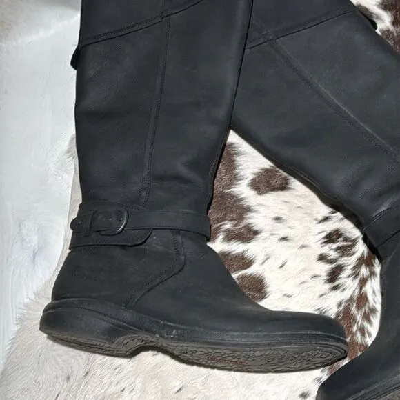 Merrell Captiva- Buckle Top- Waterproof Tall Leather Boot Size 11 A15