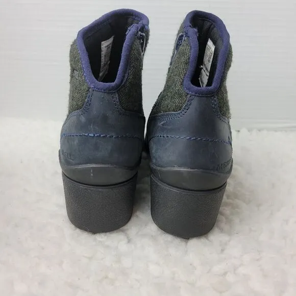 Merrell Chateau II Womens Bootie Size 6.5 Pull On Waterproof Black Boots J000886
