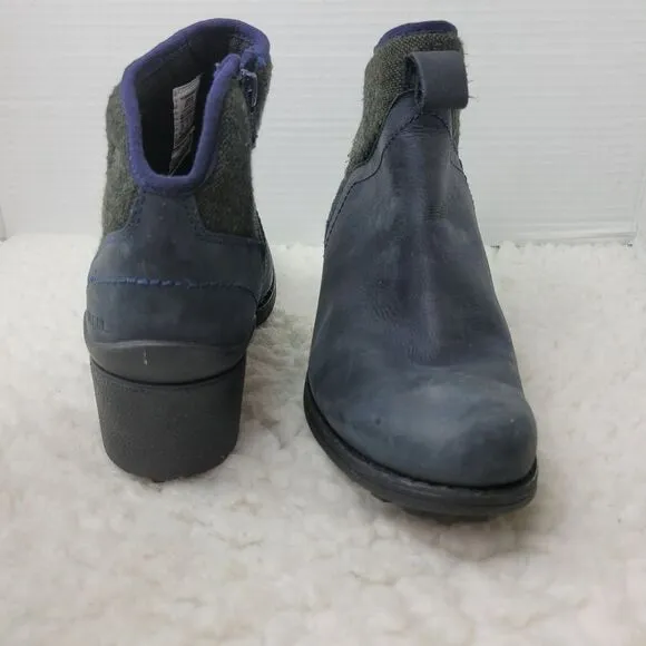 Merrell Chateau II Womens Bootie Size 6.5 Pull On Waterproof Black Boots J000886
