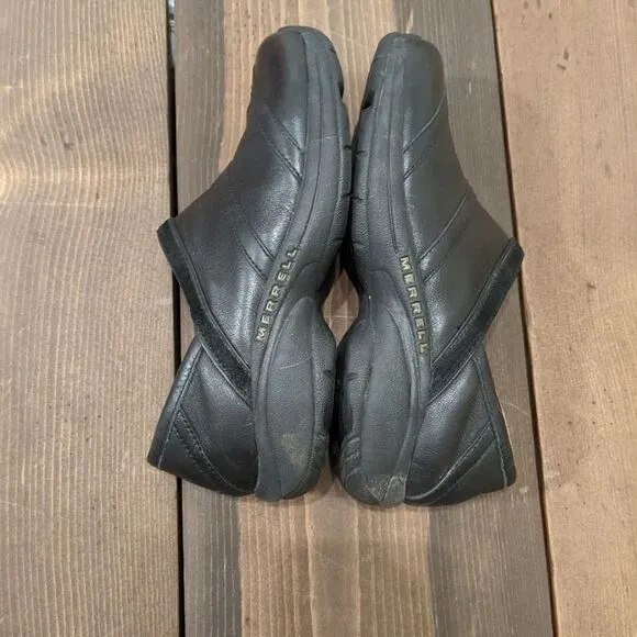 Merrell Primo Patch Black Comfort Clog Shoes sz 7