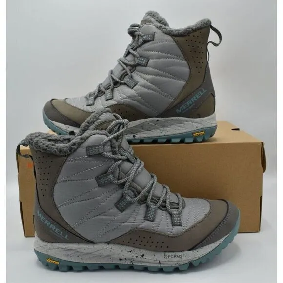 Merrell Womens Size 7 Antora Paloma Waterproof Insulated Snow Boots Sneakers