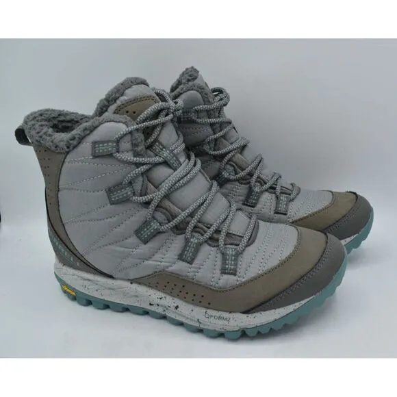 Merrell Womens Size 7 Antora Paloma Waterproof Insulated Snow Boots Sneakers
