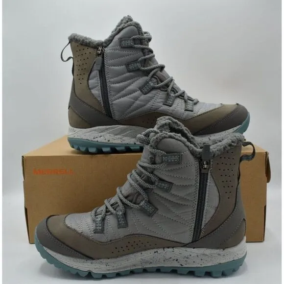 Merrell Womens Size 7 Antora Paloma Waterproof Insulated Snow Boots Sneakers