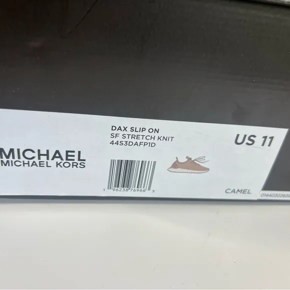 Michael kors DAX SLIP ON SF STRETCH KNIT Mens shoes camel color