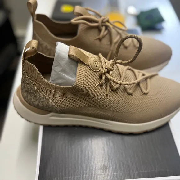 Michael kors DAX SLIP ON SF STRETCH KNIT Mens shoes camel color