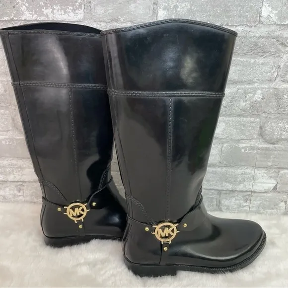 MICHAEL Michael Kors Fulton Harness Tall Rain Boots