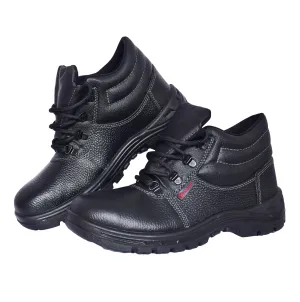 Milan Safety Shoe MS 07 – Lightweight, High-ankle |  ISI-Compliant Single -Density Safety Footwear