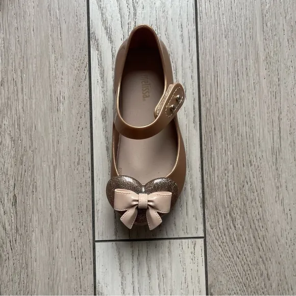 Mini Melissa Kids Shoes Bundle - Pink, Brown, and Cream