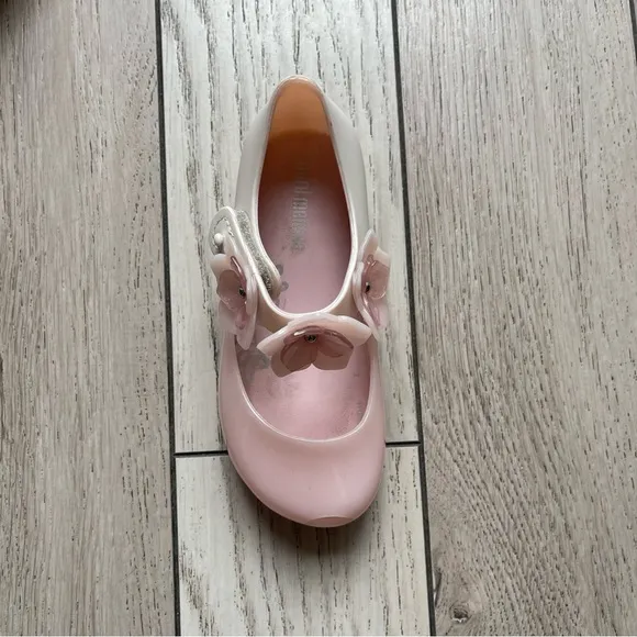 Mini Melissa Kids Shoes Bundle - Pink, Brown, and Cream