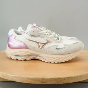 Mizuno Wave Rider Beta 'Kosei Pack' Mens Size 11 Shoe White Sand Silver Sky Blue