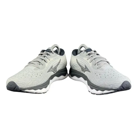 Mizuno Wave Sky 6 Ultimate Grey White Running Shoes Women's Size 9