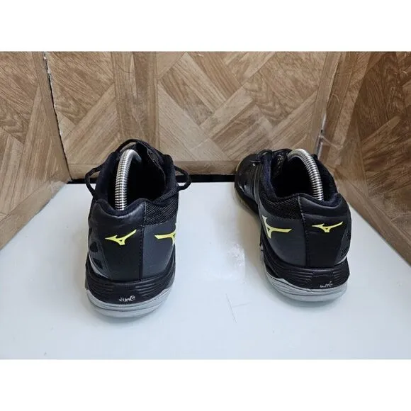 Mizuno Woman's Wave Lighting Running Black Shoes Size 9.5  376