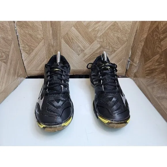 Mizuno Woman's Wave Lighting Running Black Shoes Size 9.5  376