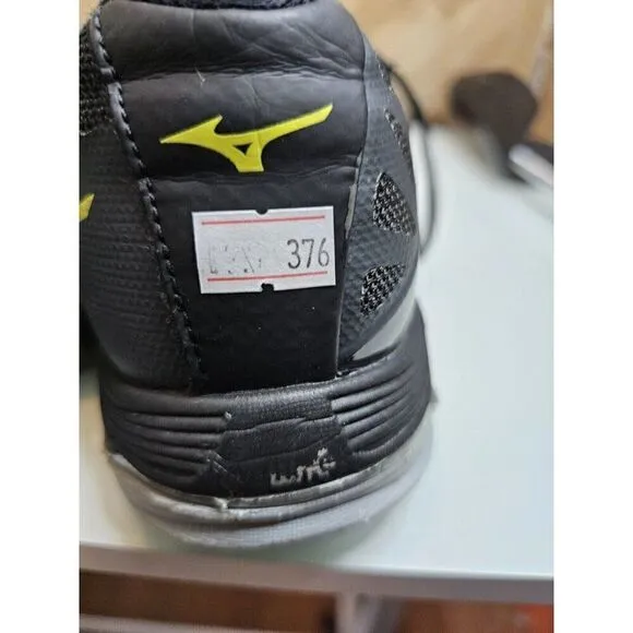 Mizuno Woman's Wave Lighting Running Black Shoes Size 9.5  376