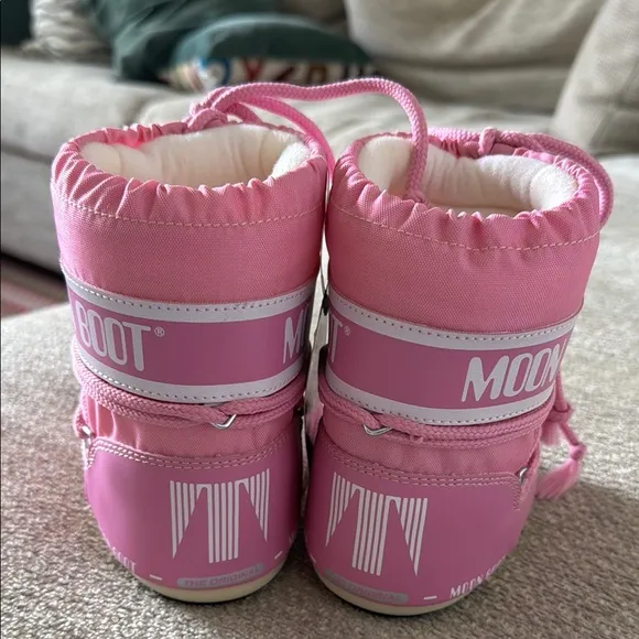 Moon Boot Pink Insulated Winter Boots