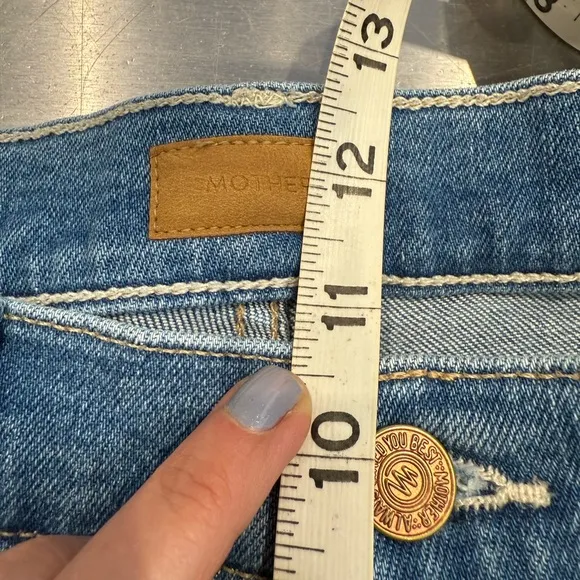 Mother The Weekender in Layover Denim Boot cut flare Mid Rise size 31