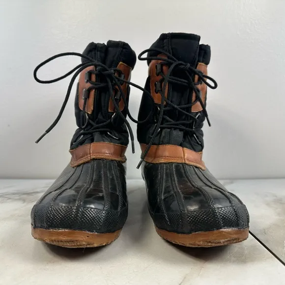 Mountain Tek Men's Insulated Steel Shank Duck Work Rain Boots, Sz 12