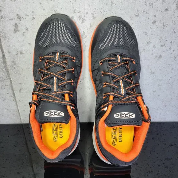 MSRP $120 KEEN Utility Vista Energy Low Composite Toe Work Shoe Sz 10.5 D Orange